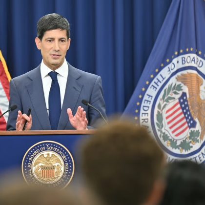 Federal Reserve Chair Kevin Warsh at a press conference