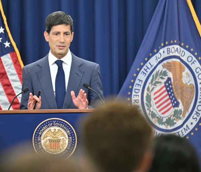 Federal Reserve Chair Kevin Warsh at a press conference