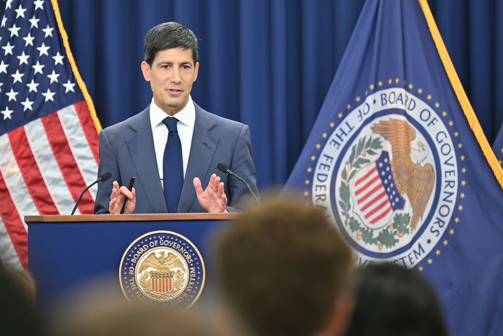 Federal Reserve Chair Kevin Warsh at a press conference